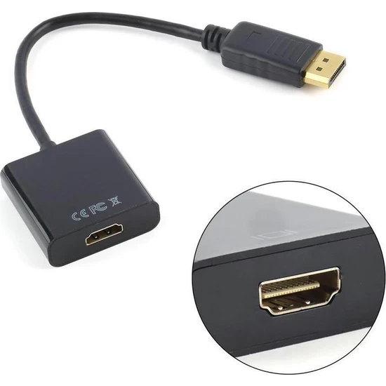 Alfais 4556 Displayport To Hdmi Çevirici Dönüştürücü Adaptör