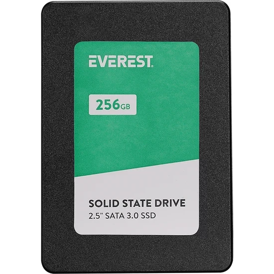 Everest ES256A 256GB 2.5 Sata3.0 520MB/460MB 3D Nand Flash SSD Hard Disk